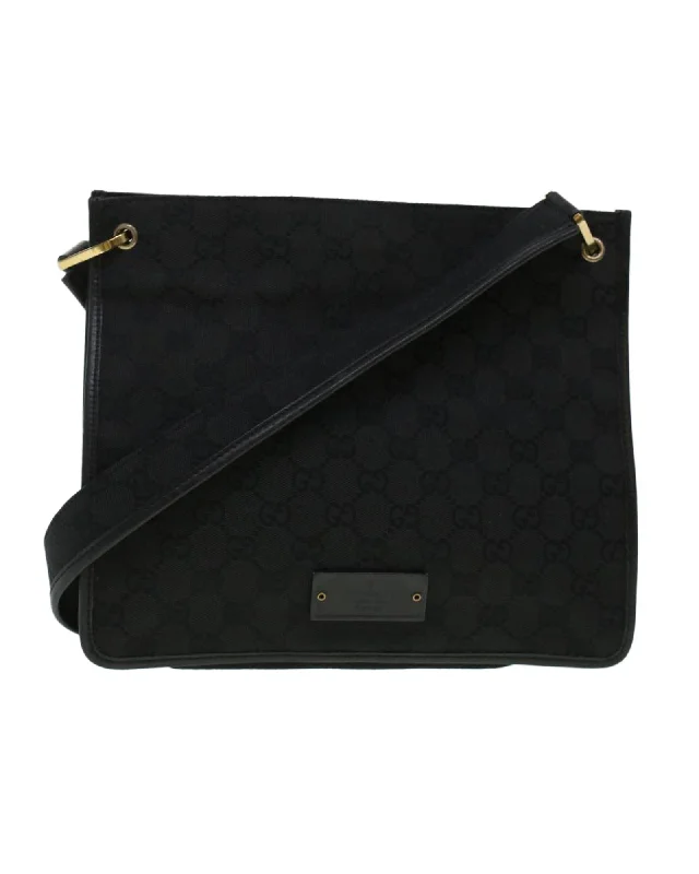 Special Offers, Don't Miss Black GG Canvas Shoulder Bag