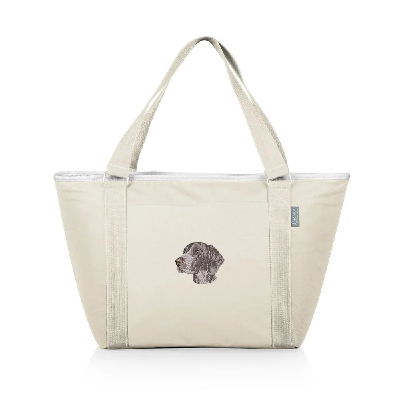 Premium Style German Shorthaired Pointer Embroidered Topanga Cooler Tote Bag