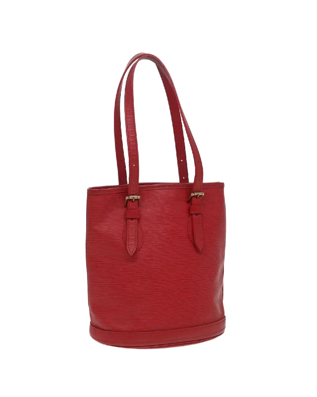 Exclusive Discounts Epi Leather Bucket PM Shoulder Bag