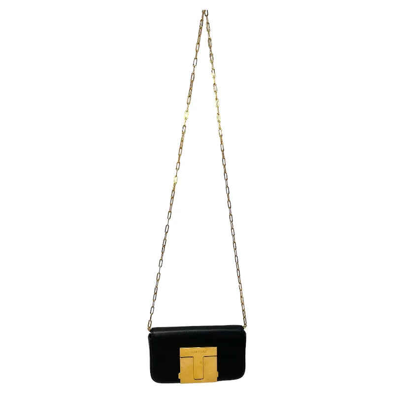 Party Bags For New Year's Eve And Special Occasions TOM FORD/Cross Body Bag/S/Leather/BLK/T-Clasp Party Bags For New Year's Eve And Special Occasions TOM FORD/Cross Body Bag/S/Leather/BLK/T-Clasp