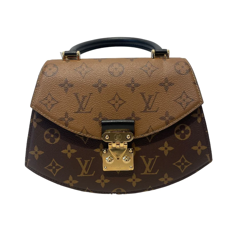 Evening Events LOUIS VUITTON/Hand Bag/Monogram/Leather/BRW/ Reverse Tilsitt Top