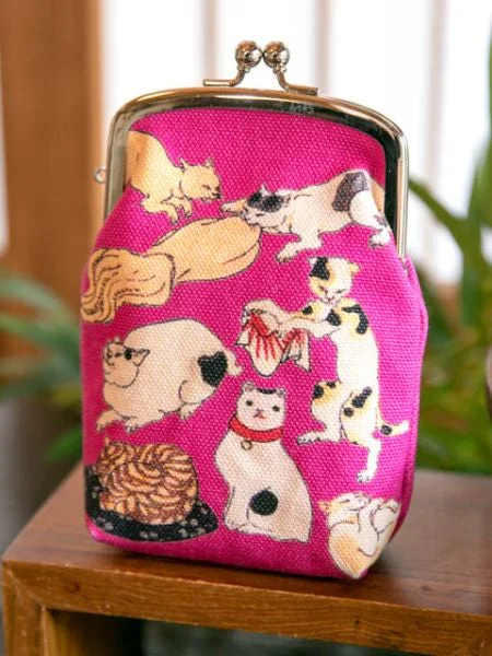Handbag For Women UKIYOE GAMAGUCHI Purse