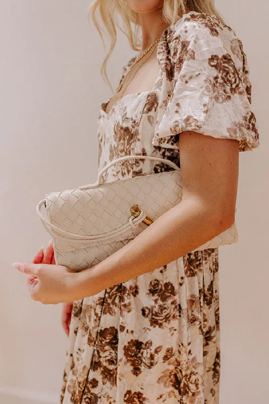 Inspired Bags For Luxury Fashion Lovers Exclusive Party Faux Leather Woven Purse in Light Oatmeal Inspired Bags For Luxury Fashion Lovers Exclusive Party Faux Leather Woven Purse in Light Oatmeal