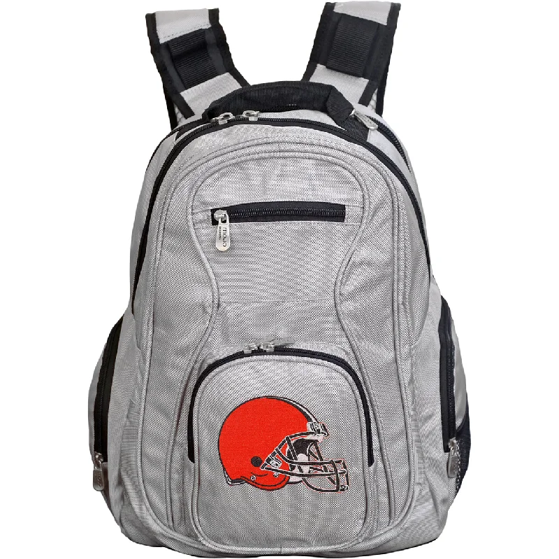 Eco-Friendly Bags With Promotions Browns Backpack | Cleveland Browns Laptop Backpack- Gray Eco-Friendly Bags With Promotions Browns Backpack | Cleveland Browns Laptop Backpack- Gray
