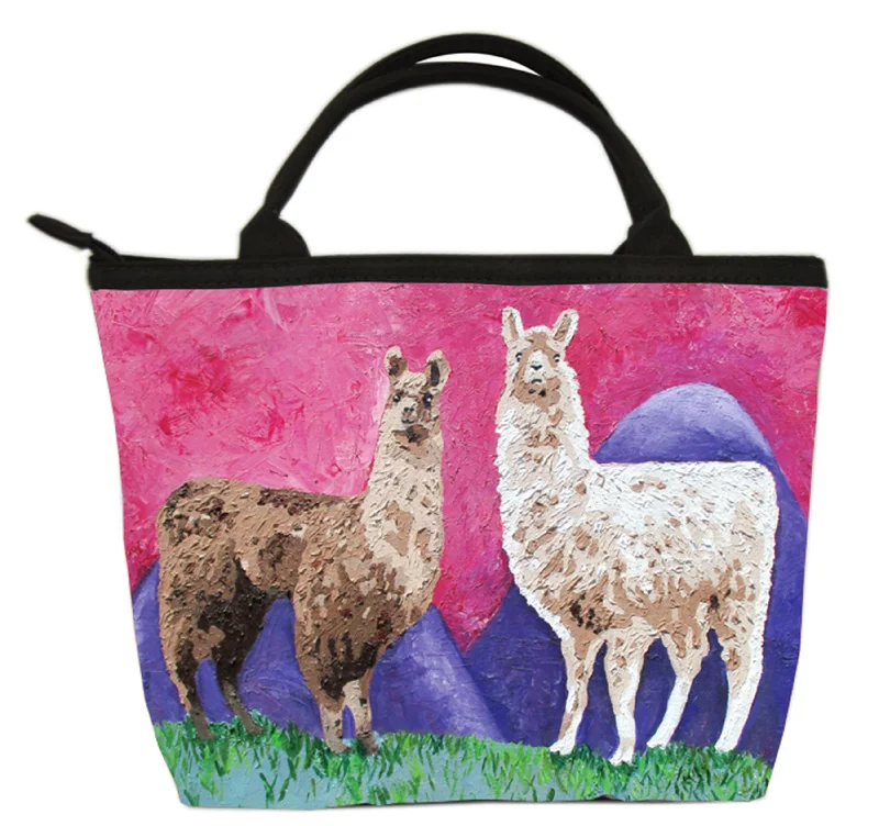 Stylish Bags For Fashion Bloggers Llama Kitten Purse - Andeans