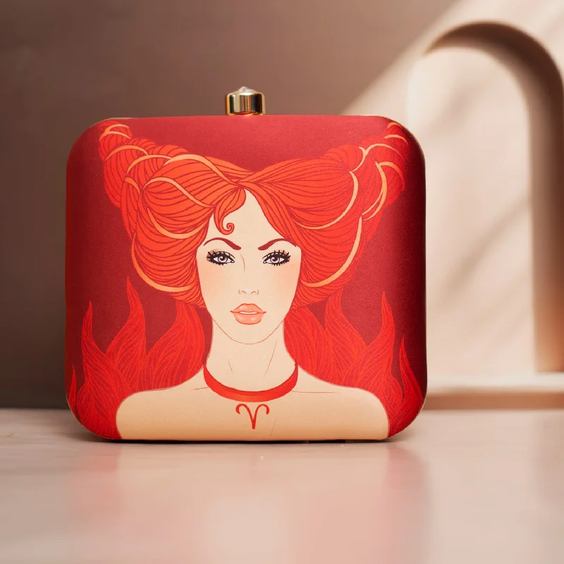 Luxury Bags On Sale Aries Sun Sign Customized Clutch