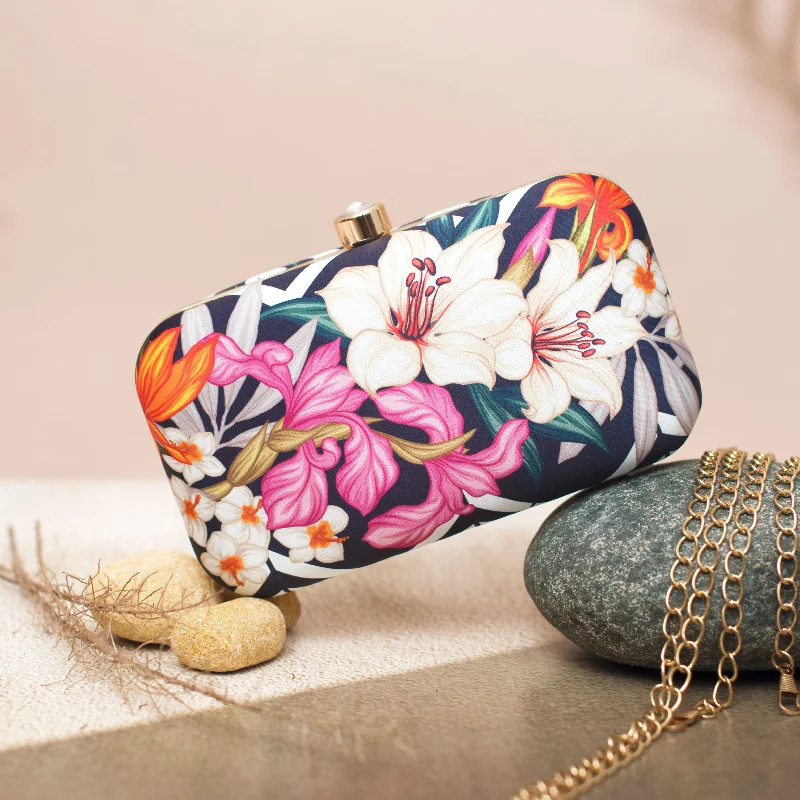 Stylish Bag For Women Blossomy Printed Clutch