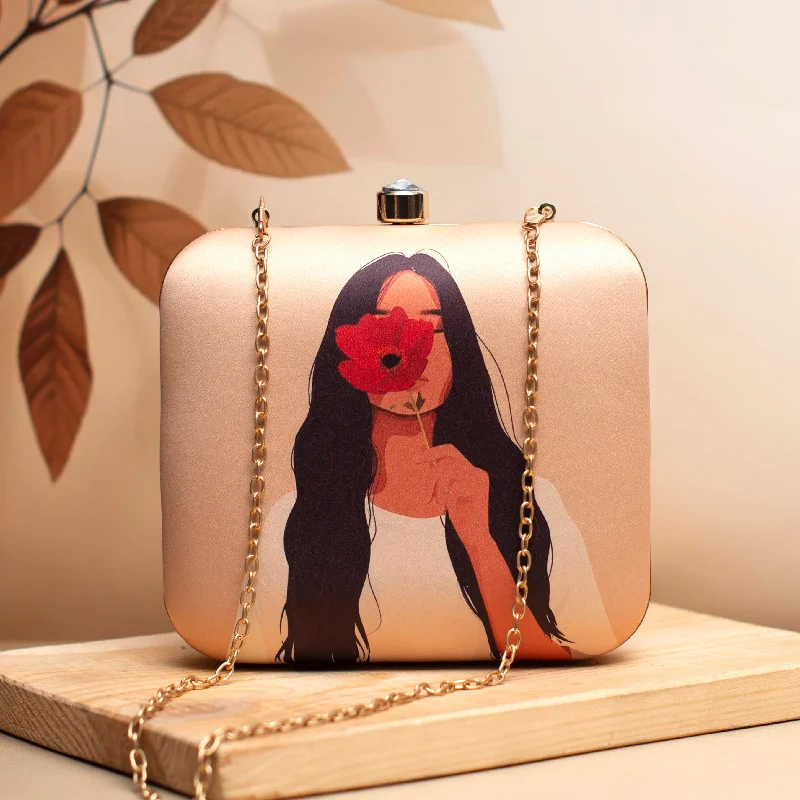 Bold And Flash-Sale Bags Flower Girl Printed Clutch
