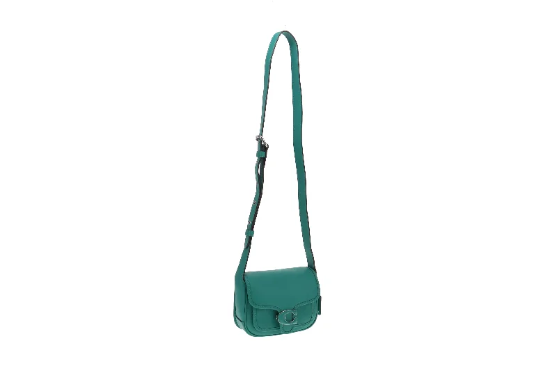 Bags For Personalized Gifts Coach Bright Green Glovetanned Leather Tabby Messenger