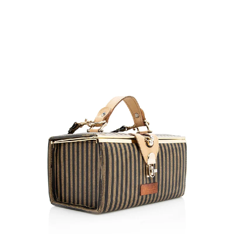 Functional Bags For Busy Moms And Dads Fendi Vintage Pequin Train Case Shoulder Bag (SHF-18663) Functional Bags For Busy Moms And Dads Fendi Vintage Pequin Train Case Shoulder Bag (SHF-18663)