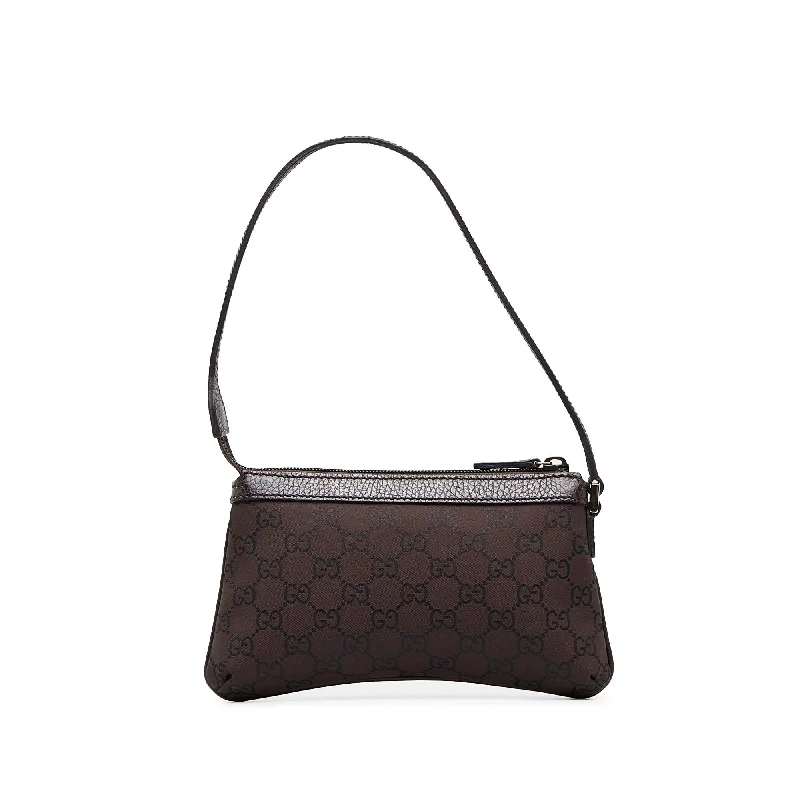 Holiday Gift Bags For Christmas Gucci GG Canvas Baguette (SHG-KyN01i)