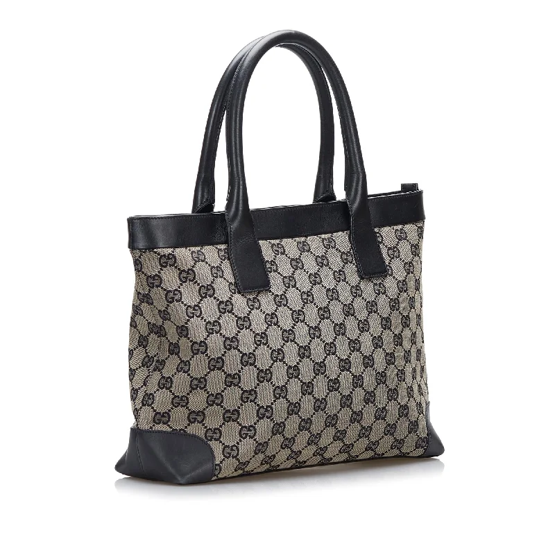 Luxury Bags With Premium Materials And Craftsmanship Gucci GG Canvas Tote (SHG-ZOnJV1)