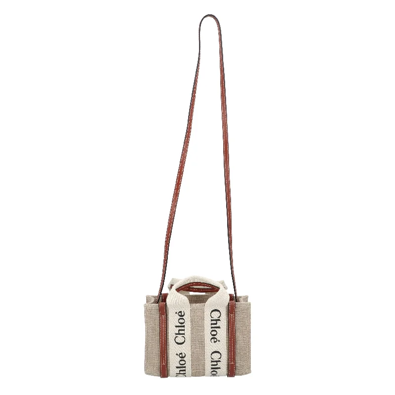 Bags For Outdoor Adventures Chloé Woody Mini Tote Brown