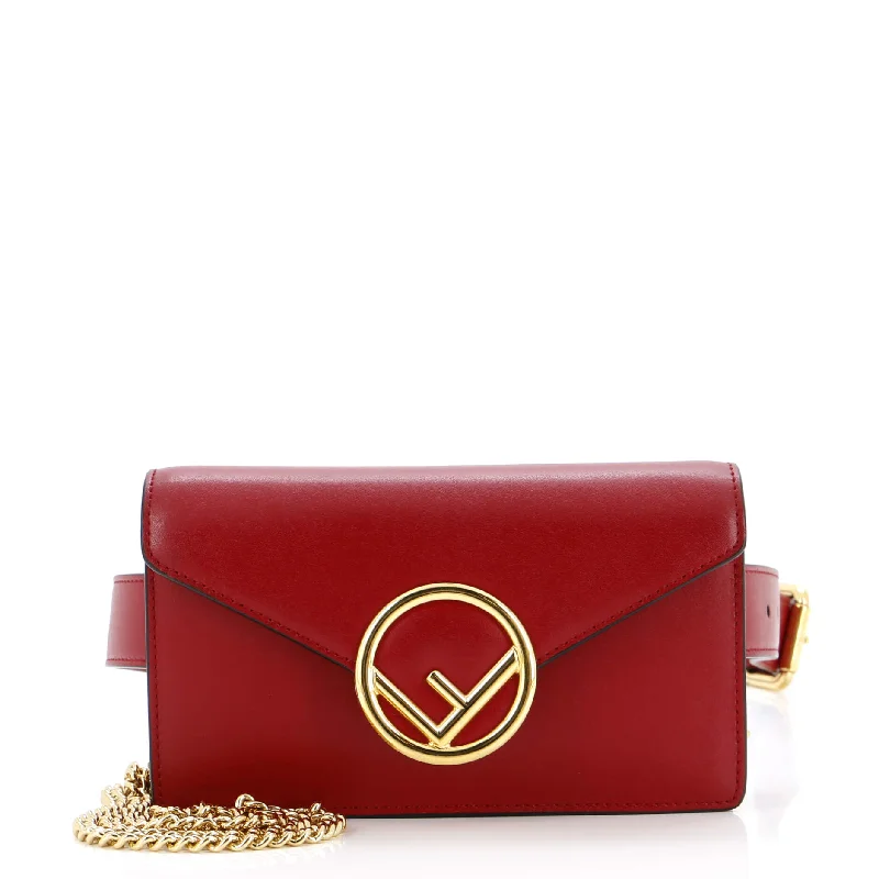 Stylish Bags For Fashion Influencers And Bloggers Logo Convertible Belt Bag Leather