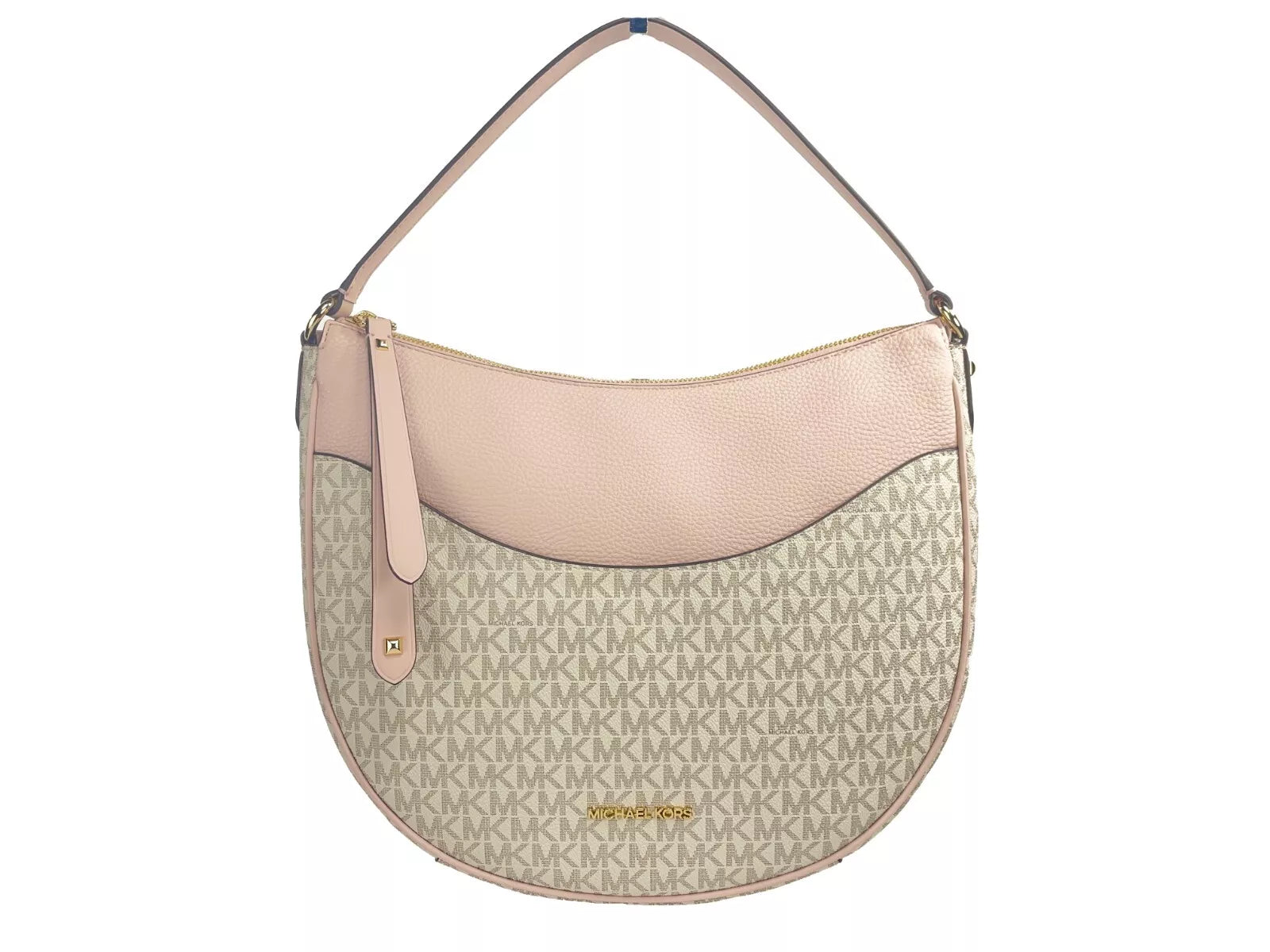 Durable And Fashionable Bags For Daily Use Michael Kors Large Dover Half Moon Crossbody Bag Purse Powder Blush Women's multi